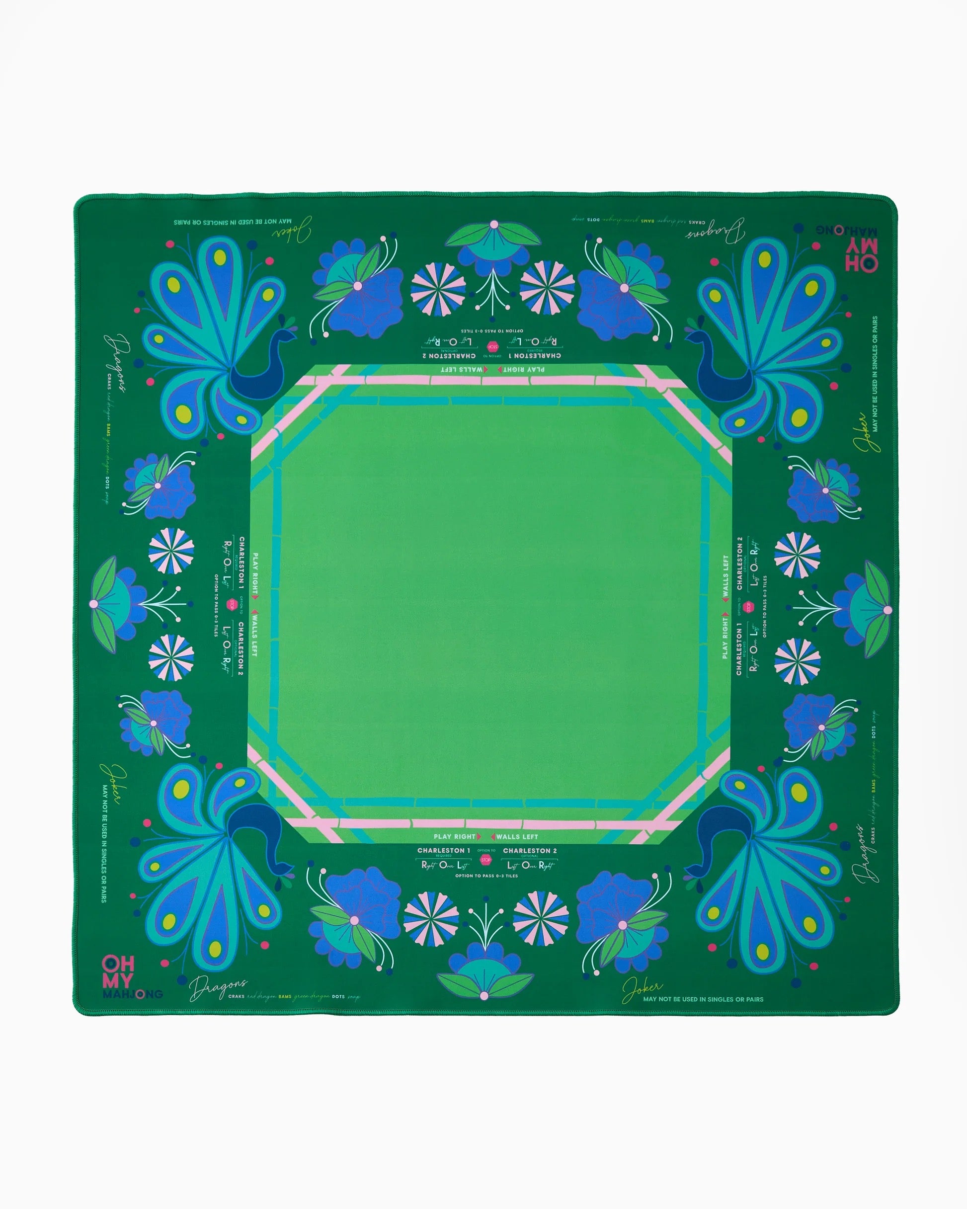 Birdie Green Mahjong Mat