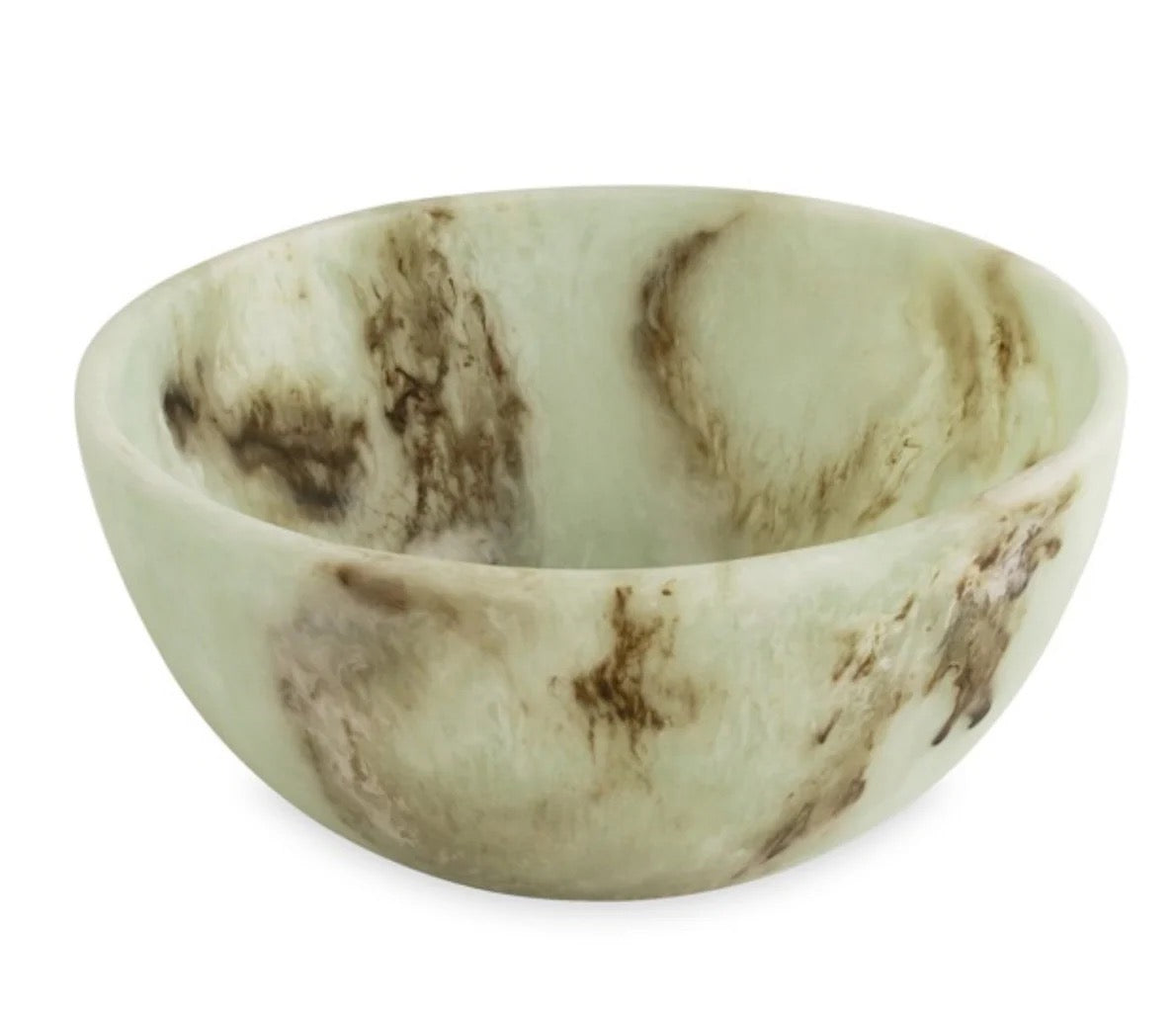 Resin Giada Large Bowl - Jade Swirl