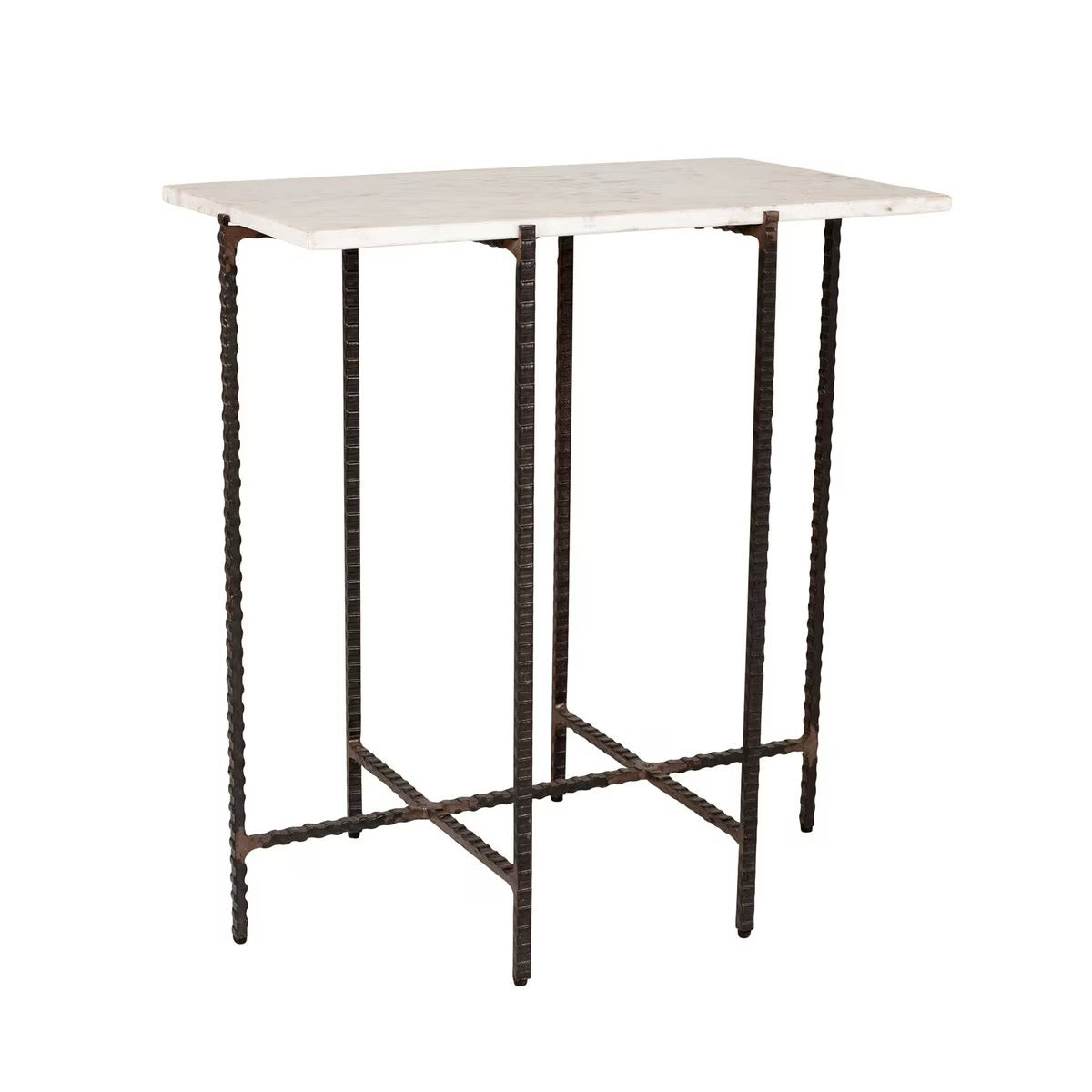 Riley Rectangular Marble Side Table