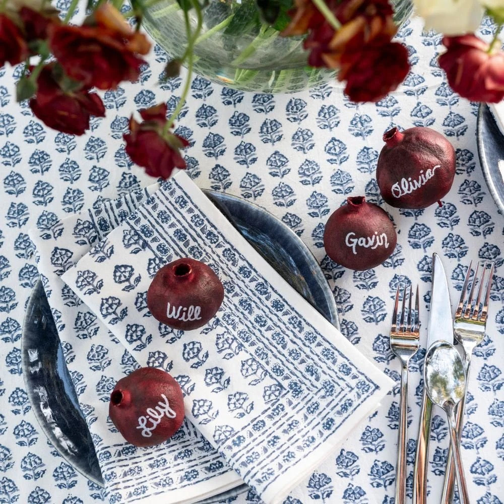 Elise Blue Napkins (set 4)