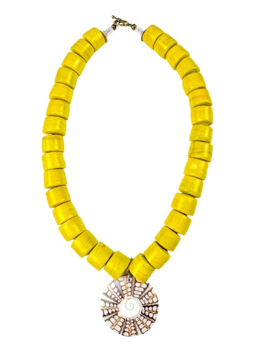 Classic Pendant Necklace | Citrine