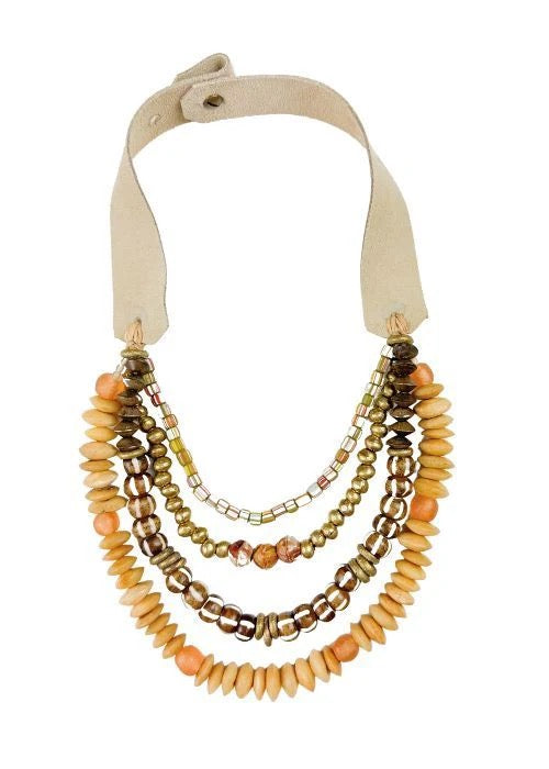 Luxe Layered Necklace | Brown