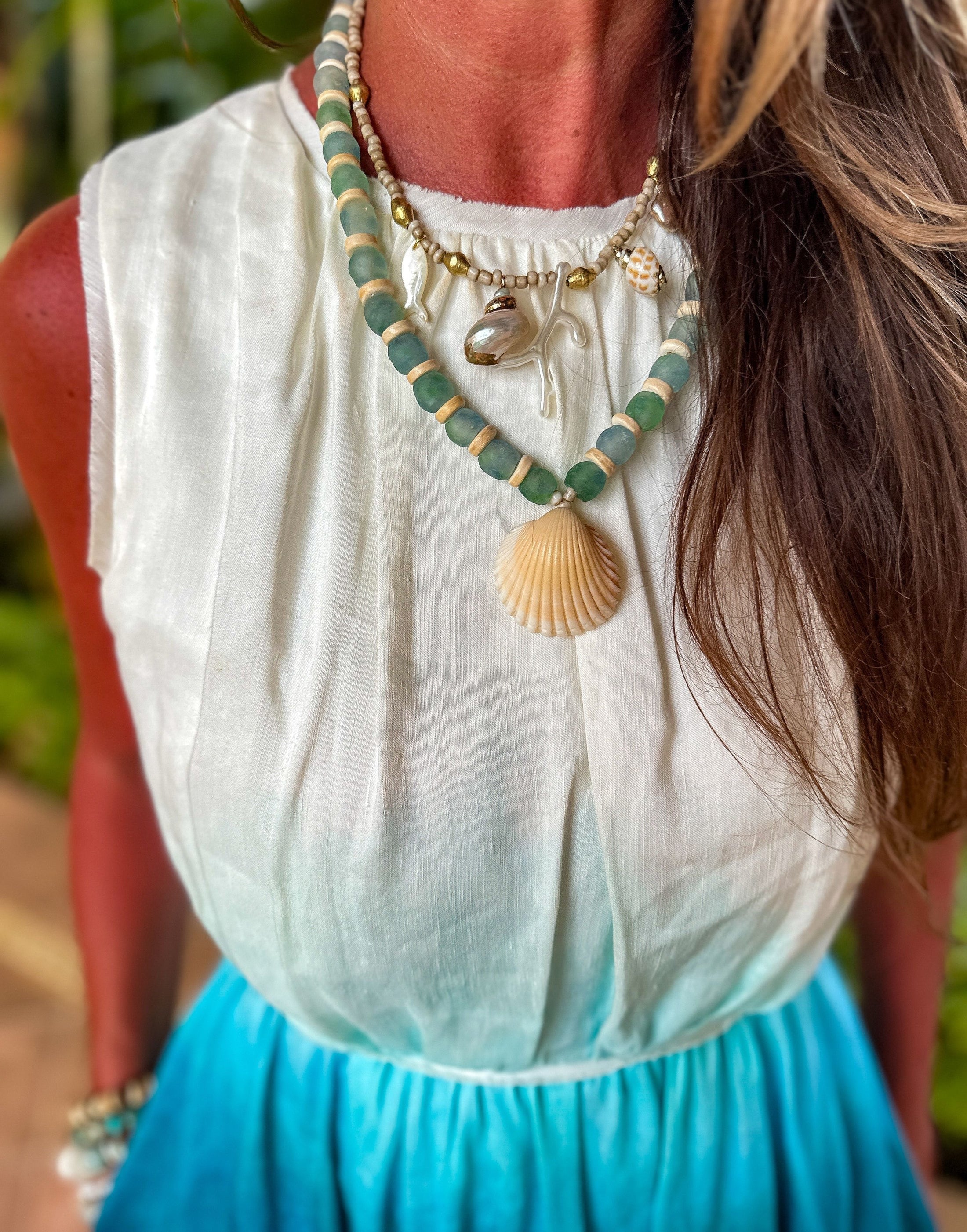 Classic Shell Necklace | Lagoon