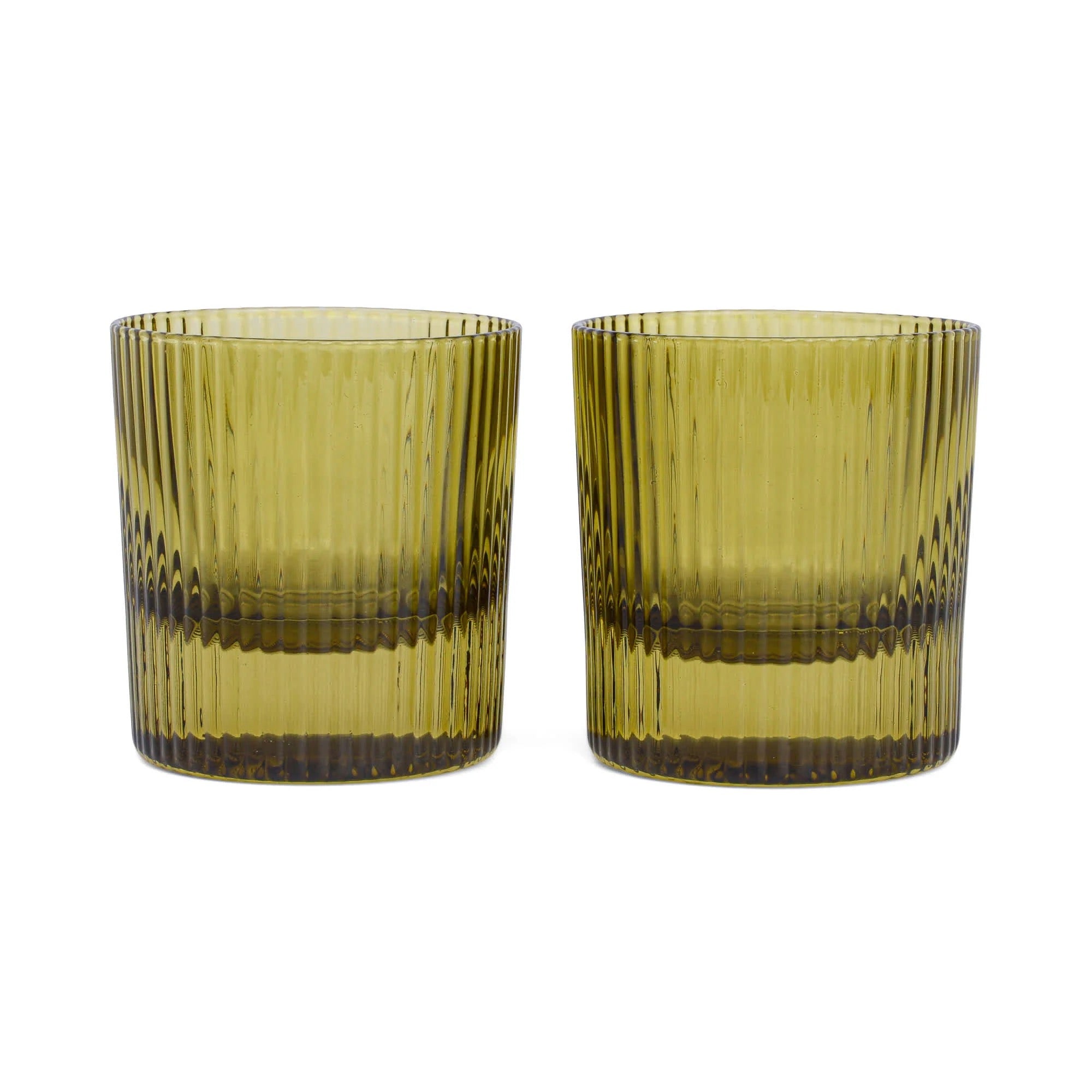 The Scout Lowball Glass - Olive