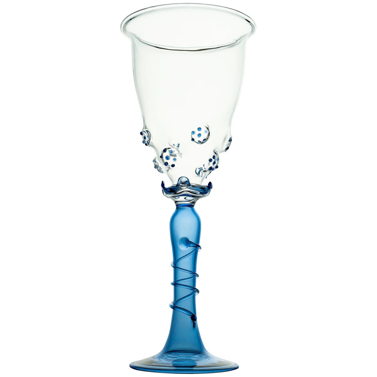 Ophelia Wine Glass, Blue