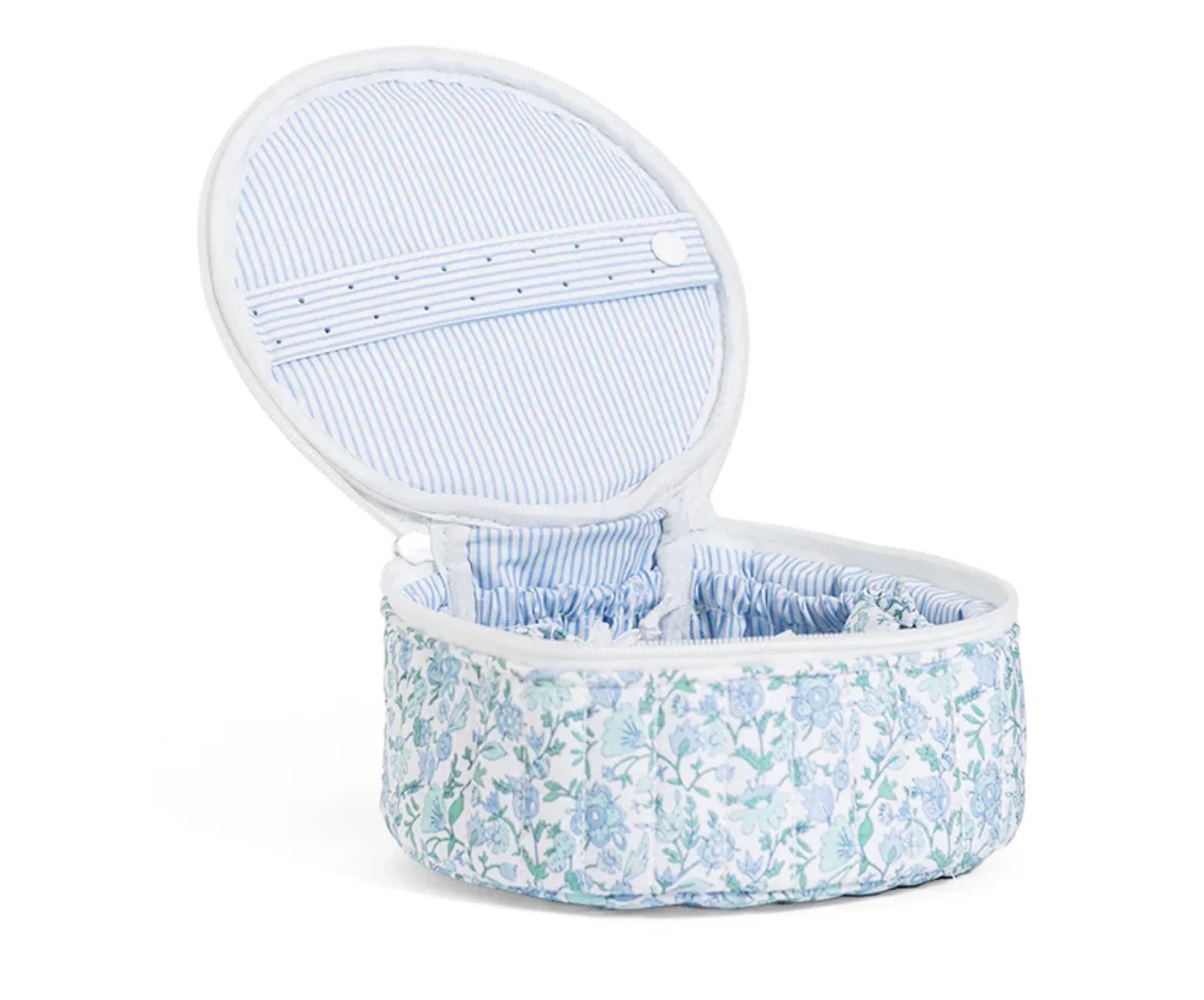 Quilted Jewelry Round - Hamptons Floral