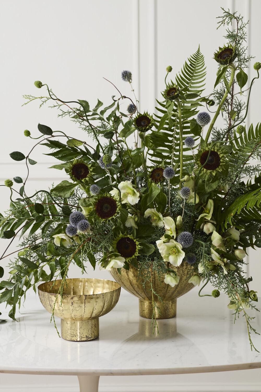 Golden Shine Footed Bowl