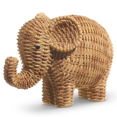 8" Basketweave Elephant