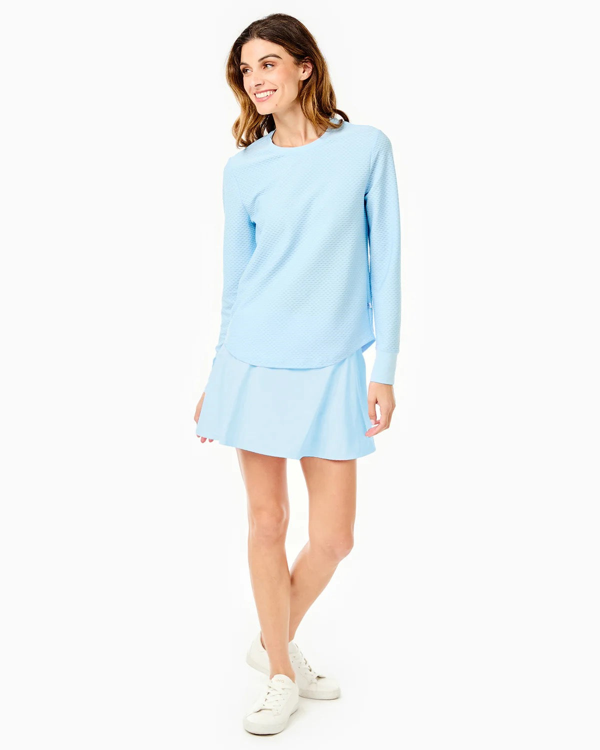 Flounce Skirt- Baby Blue