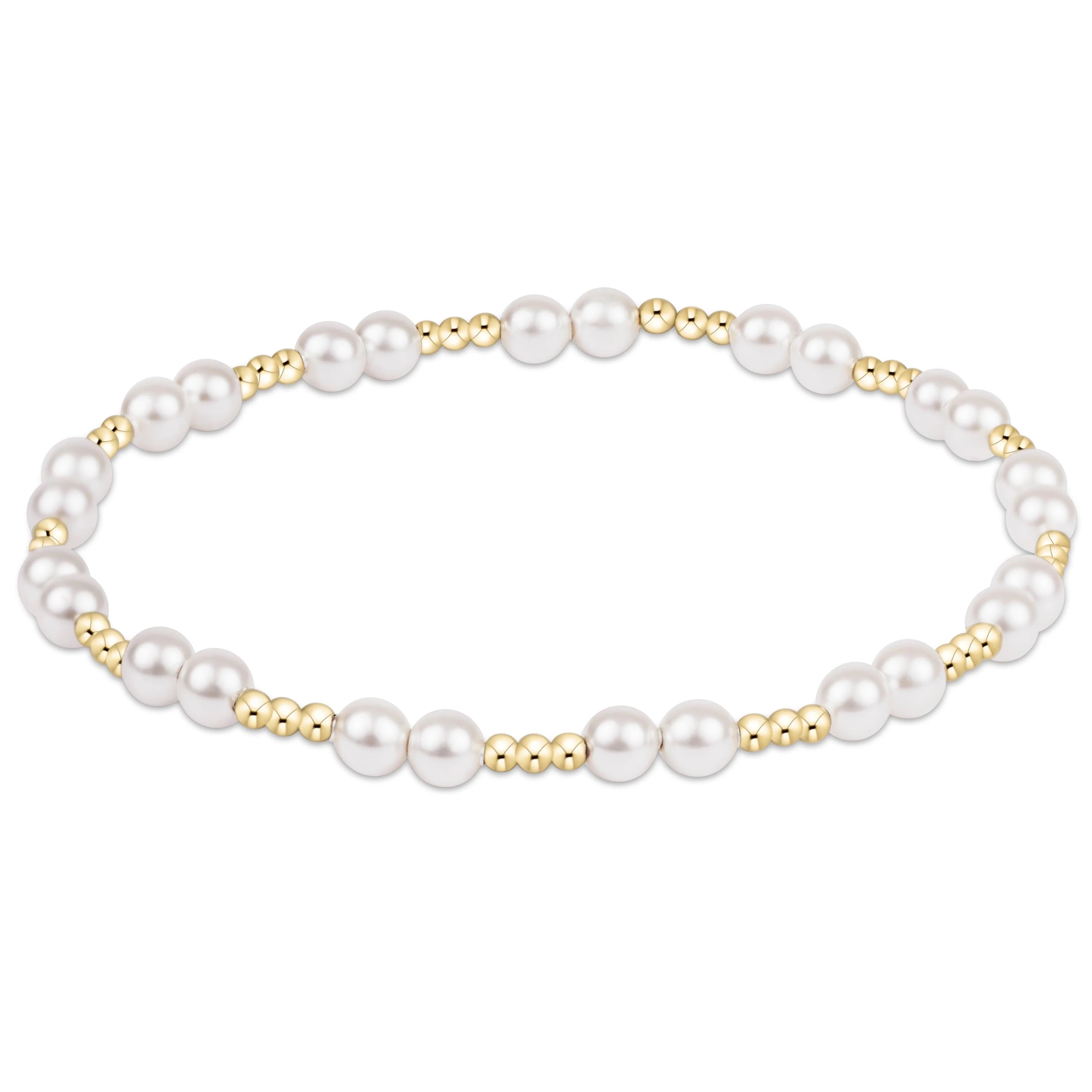 Classic Together gold bracelet- pearl