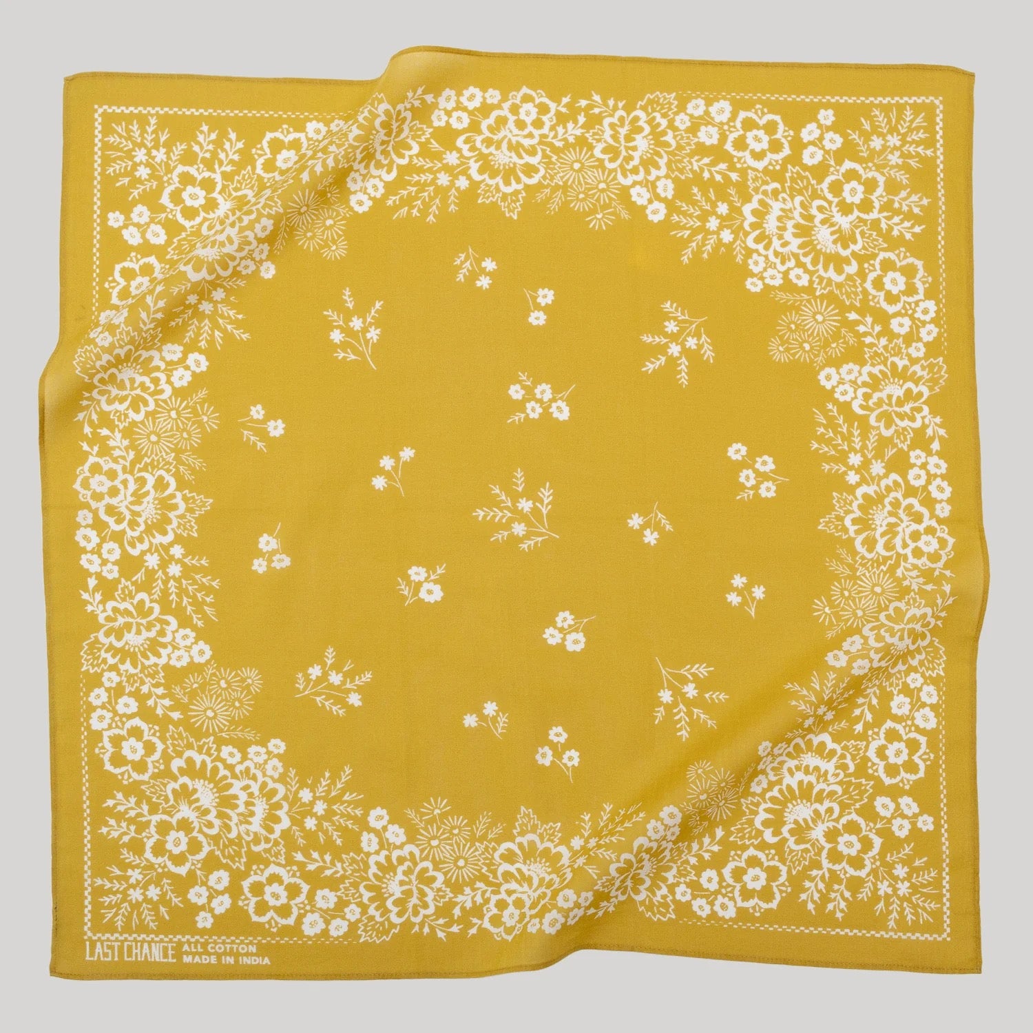 Cotton Field Bandana | Chartreuse