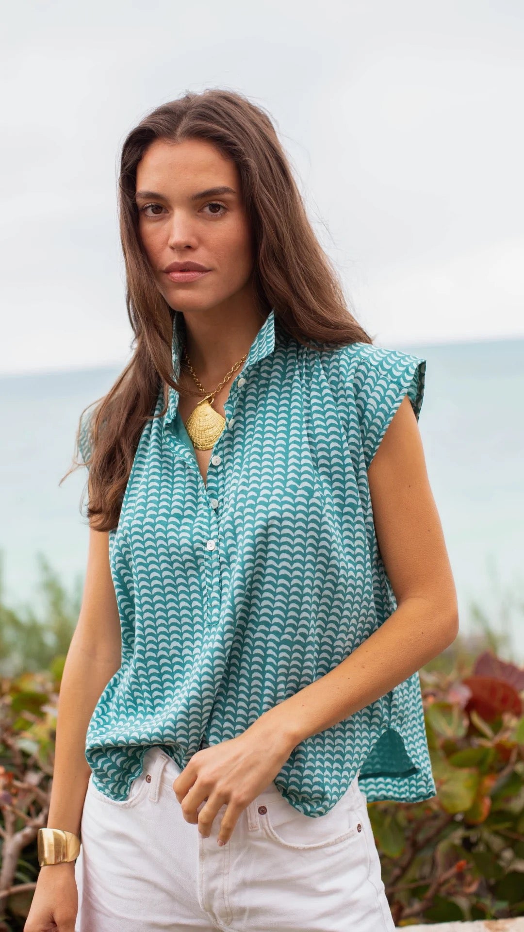 Diane Scallop Top