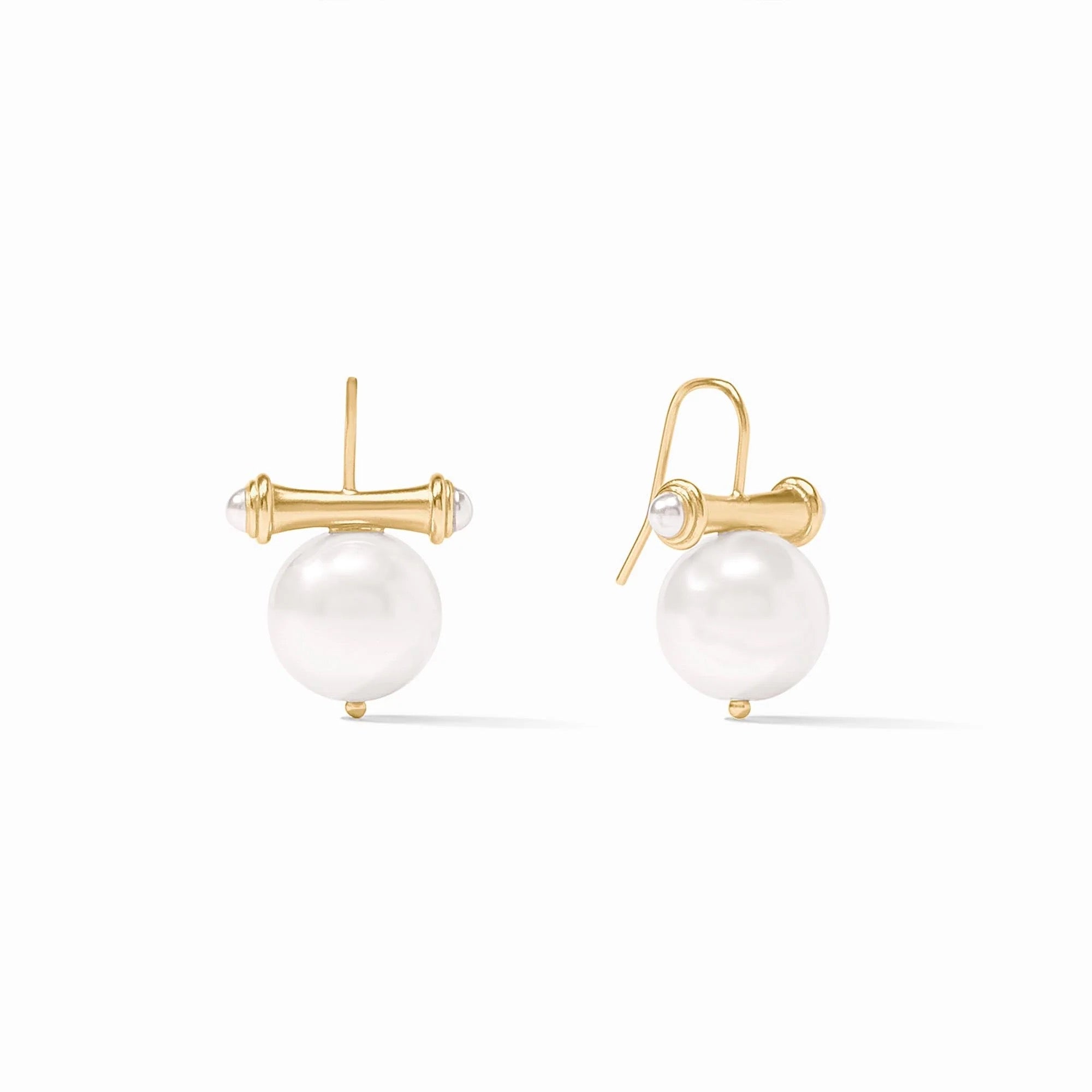 Bamboo Pearl Earrings