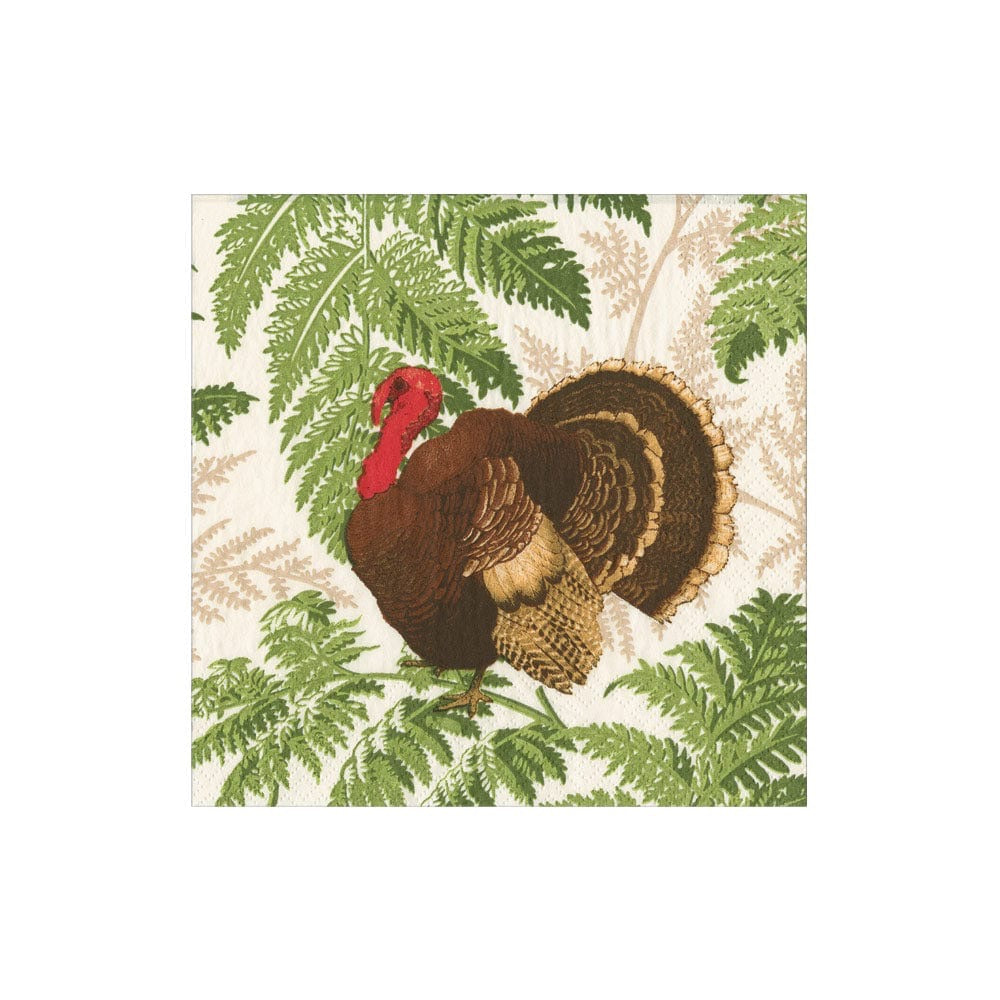 Turkey Among Ferns Napkins