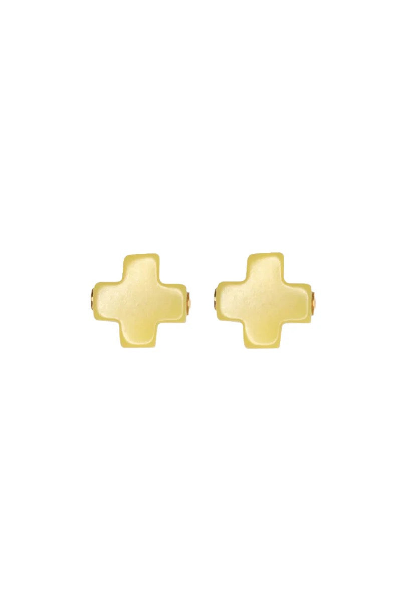 Signature Cross Gold Stud- Gold