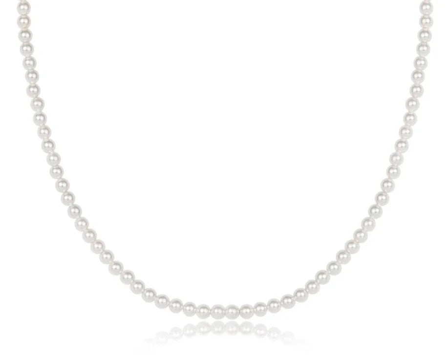 17" Choker Classic Pearl 3mm Bead