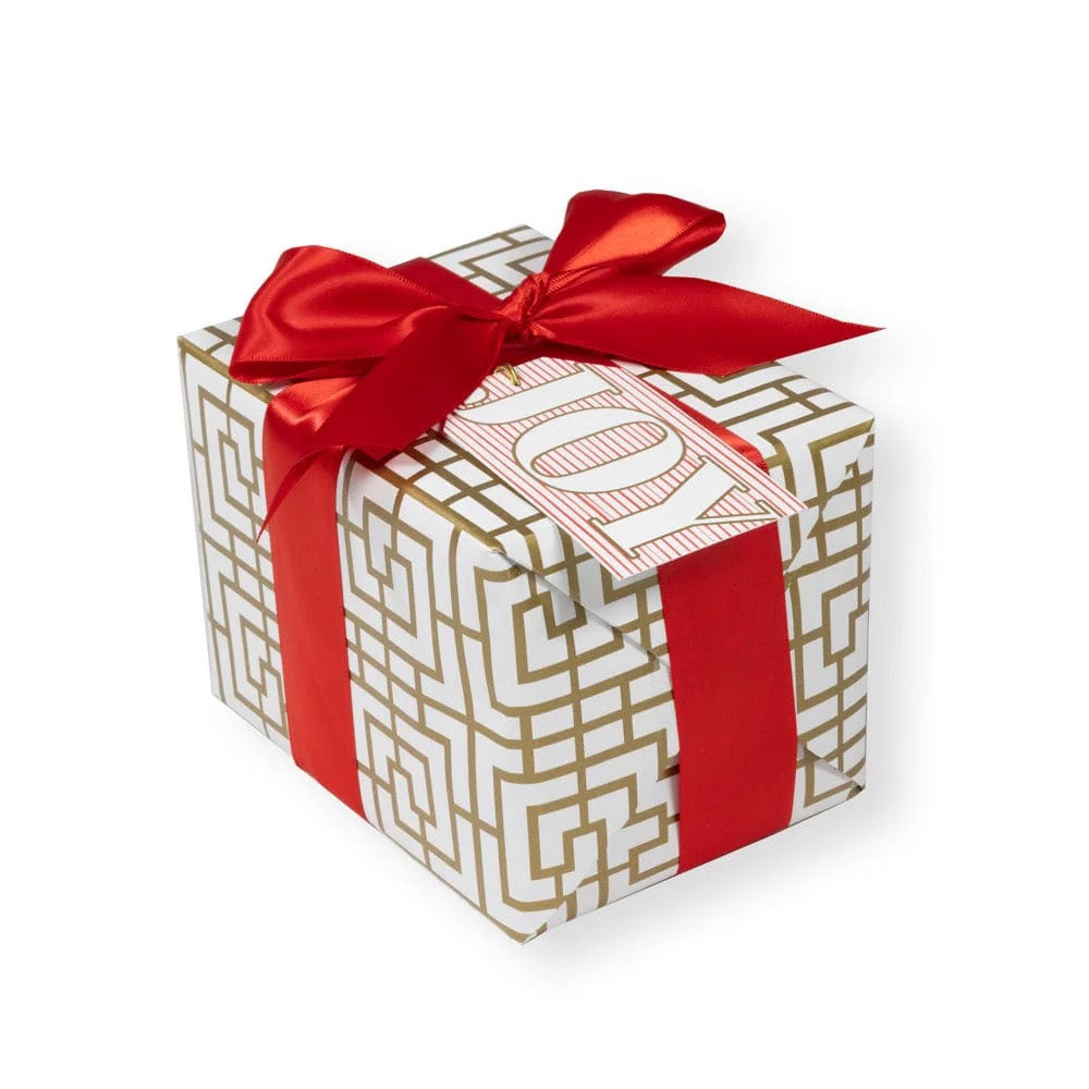 Joy Stripes Foil Gift Tags - 4 Per Package
