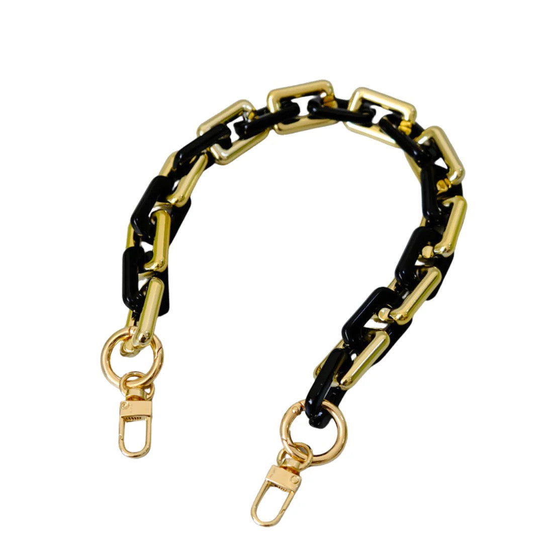 Black and Gold Chain for Bags