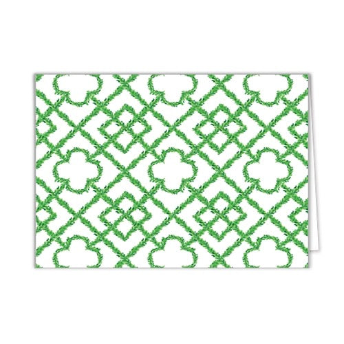 Folded Notecard Set of 10 | Clover Lattice