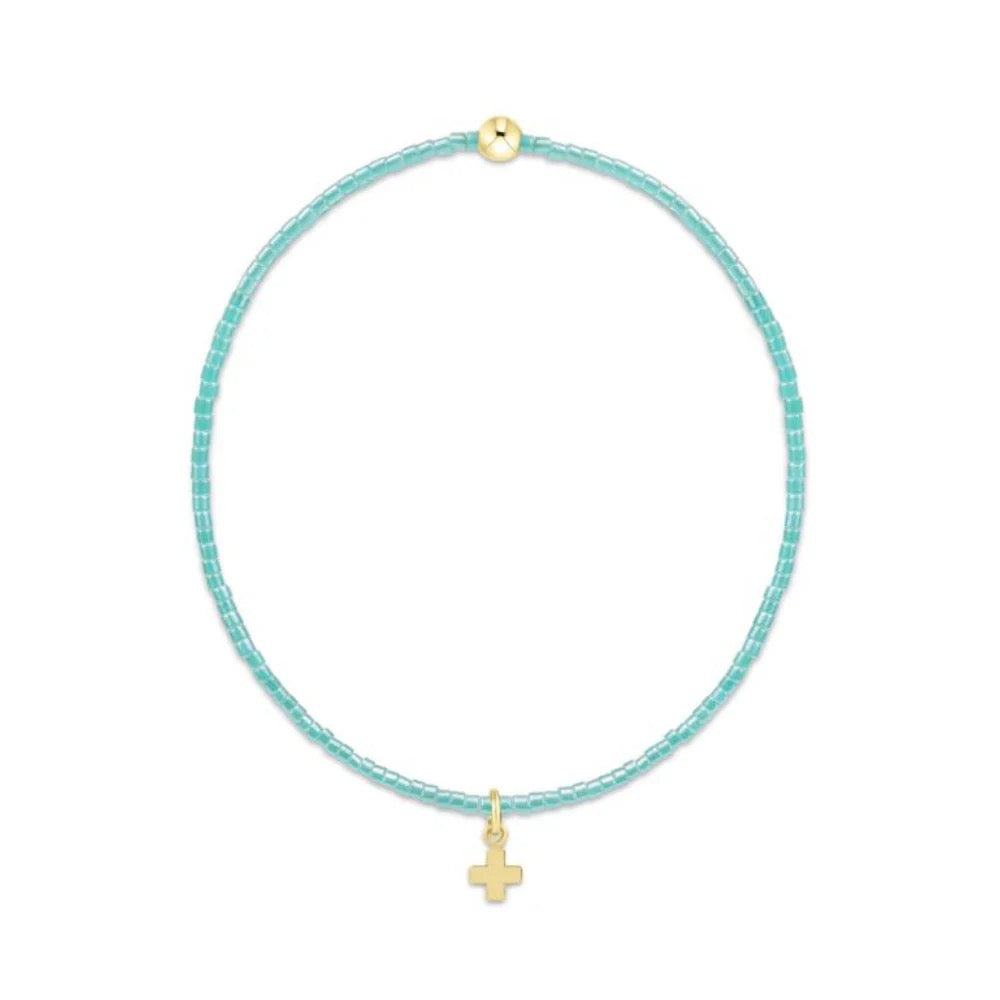 Hope Classic Signature Cross Small Gold Charm
