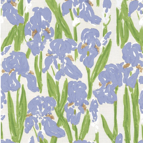 Irises Gift Wrap Roll 2 Full Sheets