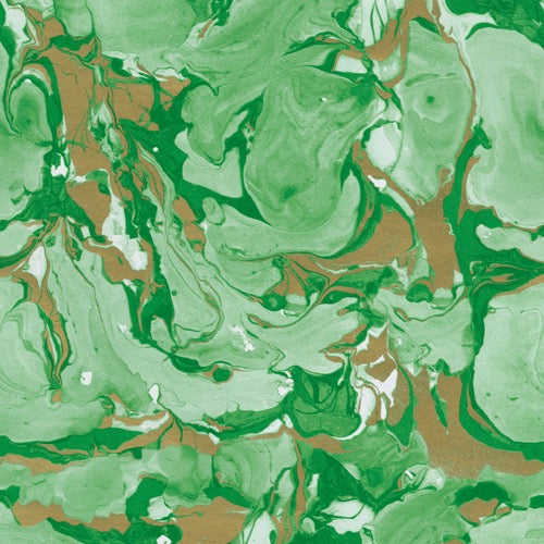 Marbled Green Wrapping Paper Roll