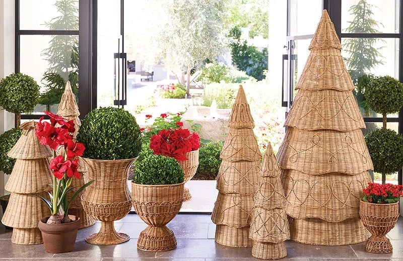 Rattan Tiered Tree