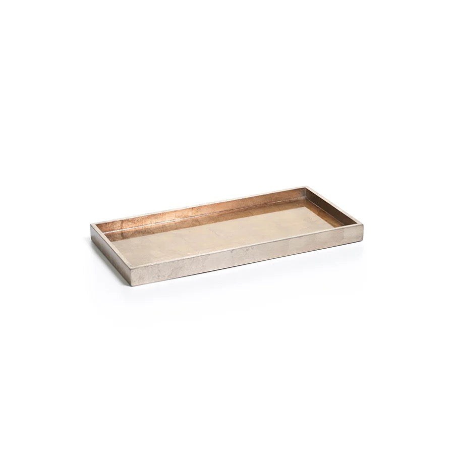 Antique Gold & Silver Serving Tray Rectangle
