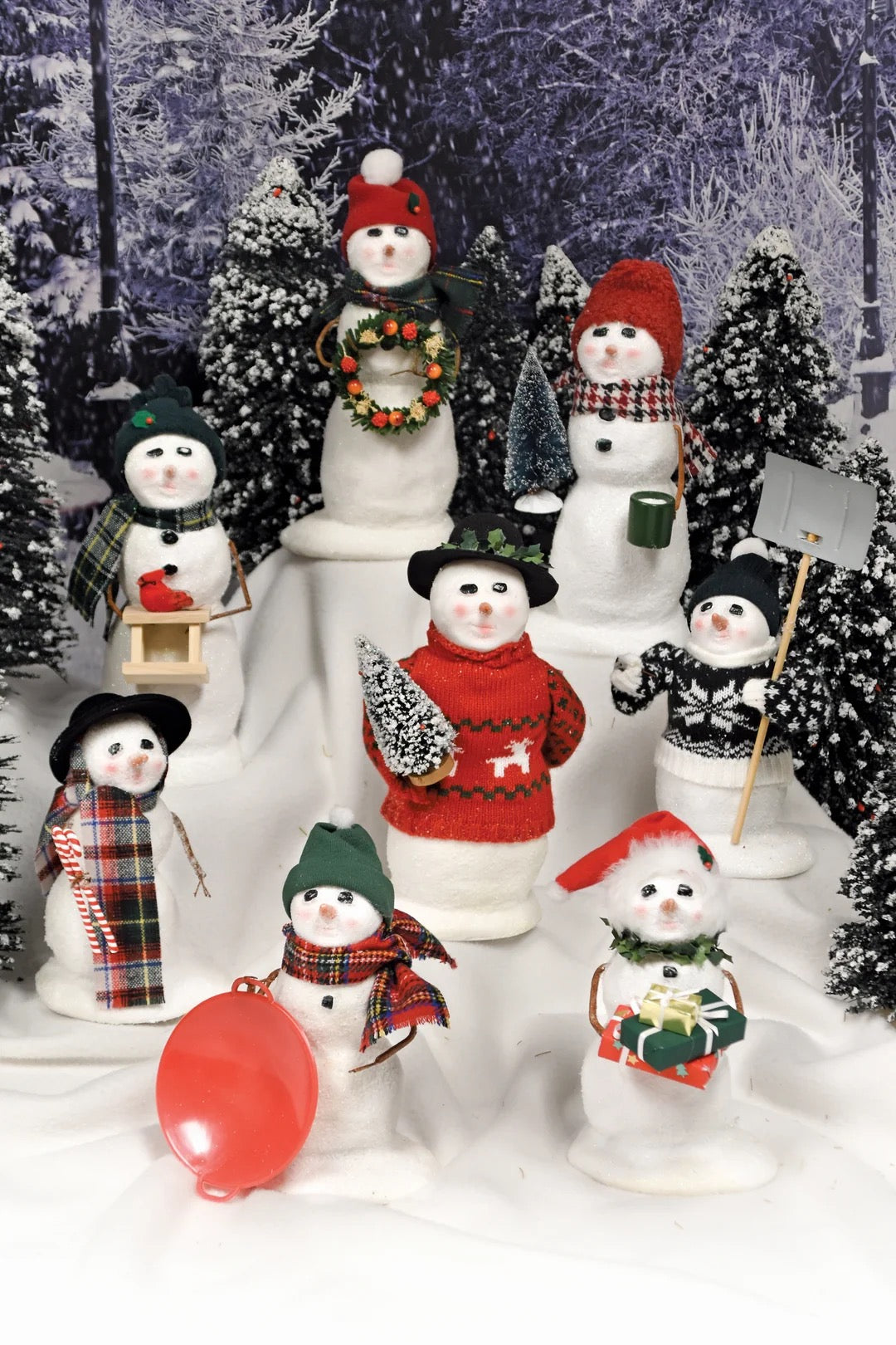 Snowman with Tree