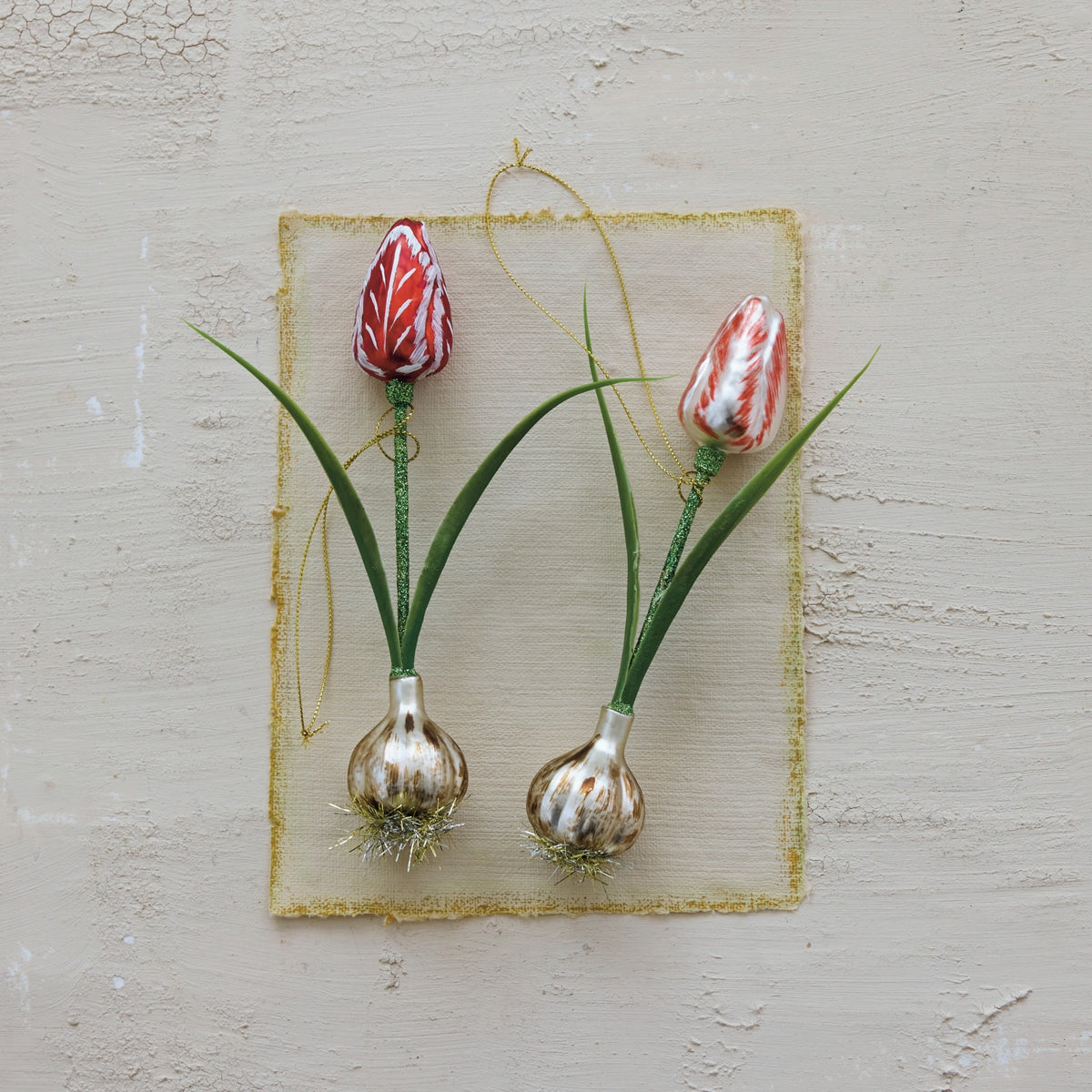 Mercury Glass Tulip Bulb Ornament