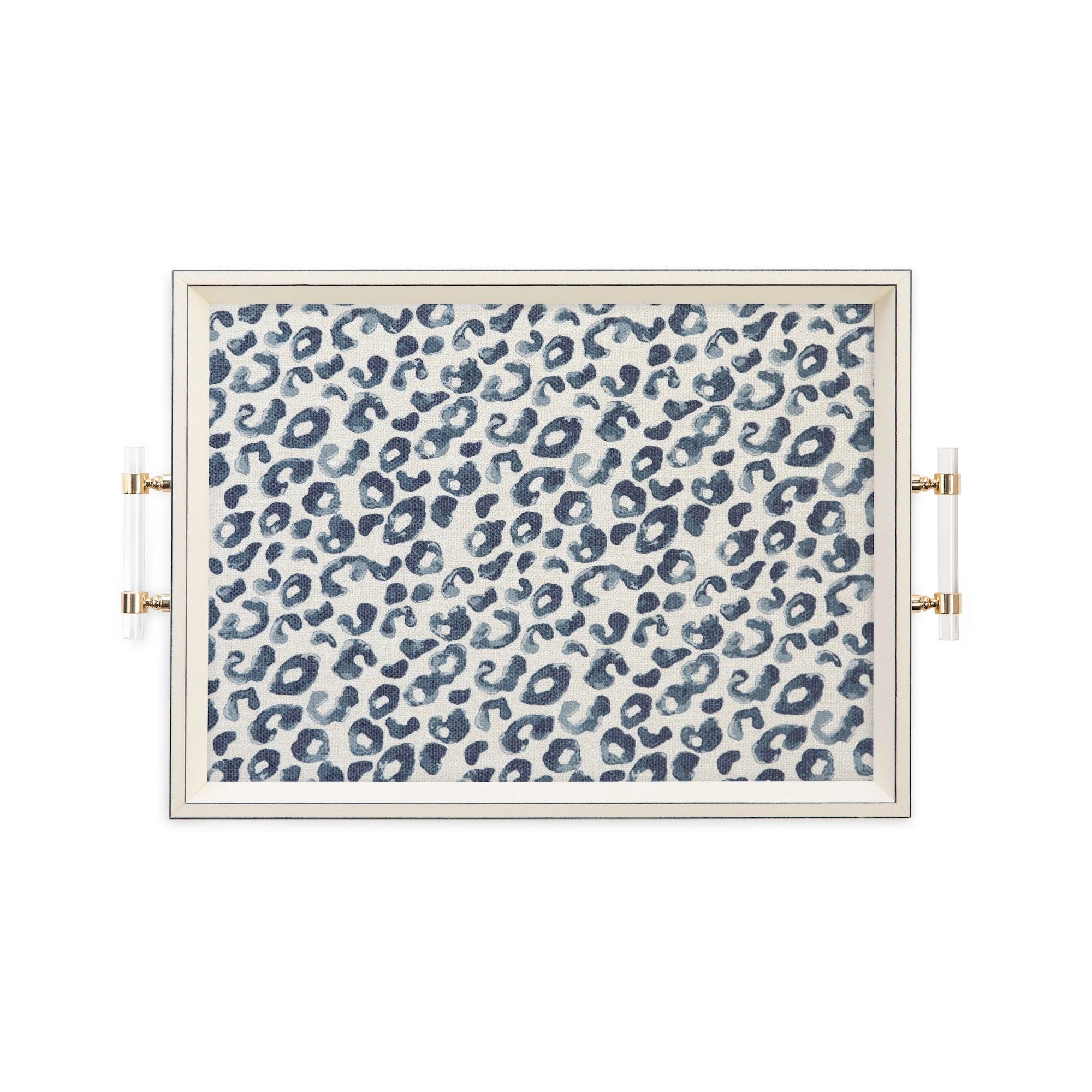 Serving Tray with Acrylic Handles - Classic