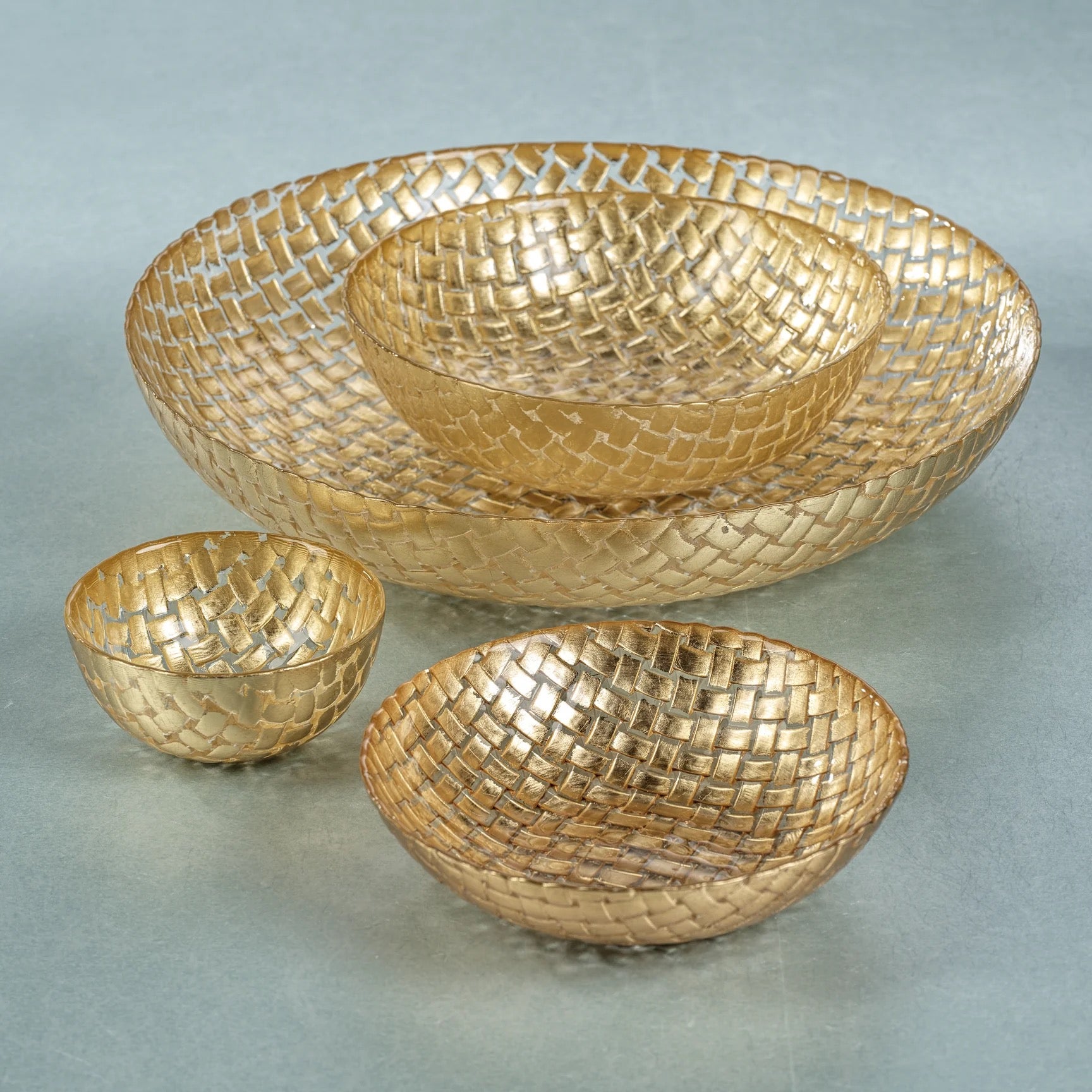 Braided Glass Bowl