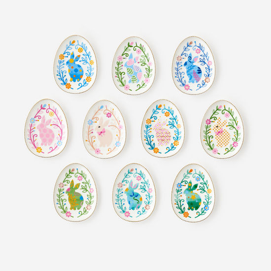 Bunny Egg Dish 6"
