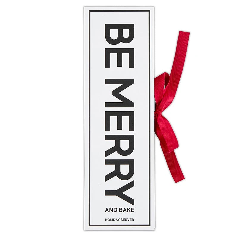 "Be Merry" Dessert Server Book Box