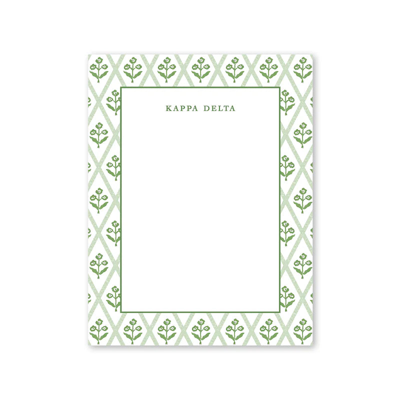 KAPPA DELTA NOTEPAD