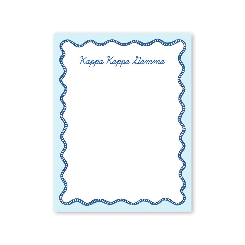KAPPA KAPPA GAMMA GREEK NOTEPAD