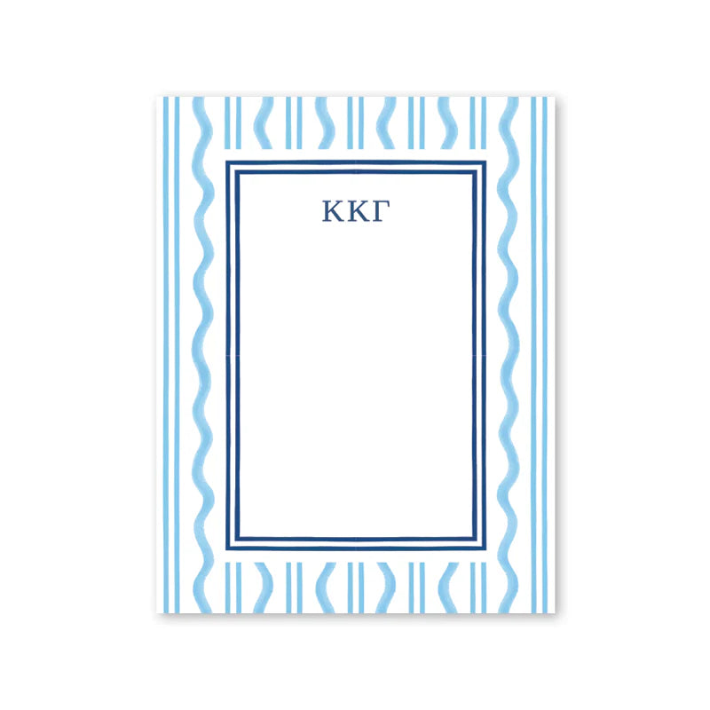 KAPPA KAPPA GAMMA GREEK NOTEPAD