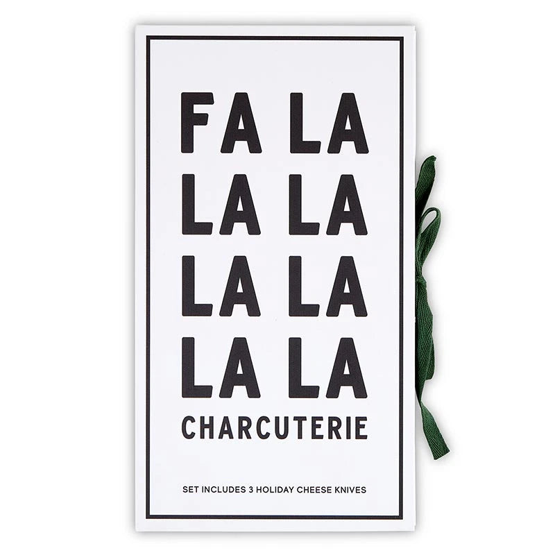 Green Charcuterie Knives Holiday Book Box
