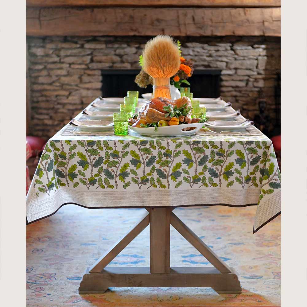 Maple & Acorn Tablecloth