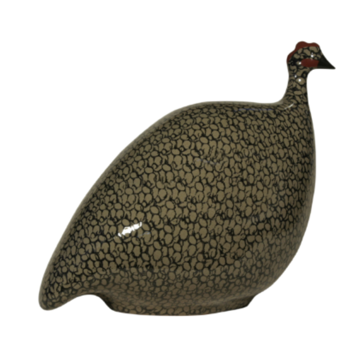 Black Spotted Grey Guinea Fowl