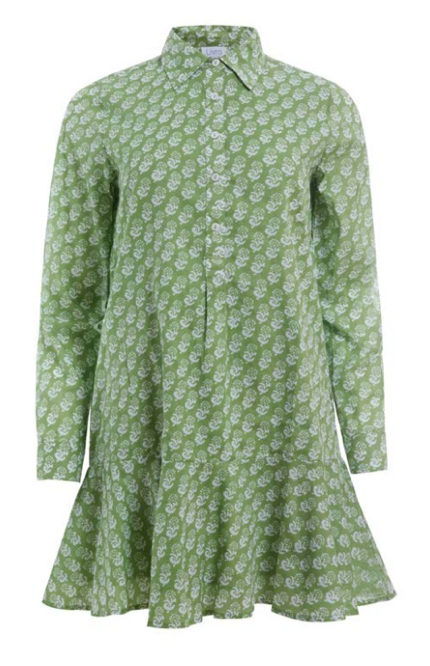 Sage Marigolds Polly Dress