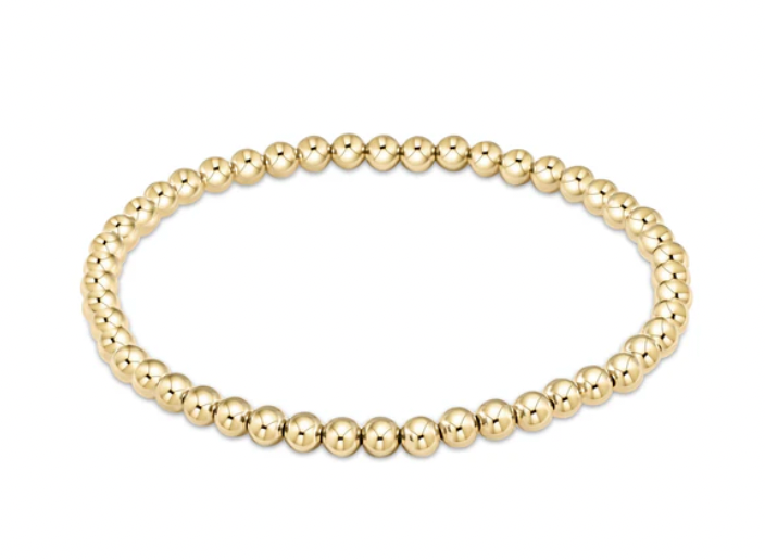 Enewton Classic Gold 2mm Bead Bracelet, Extends