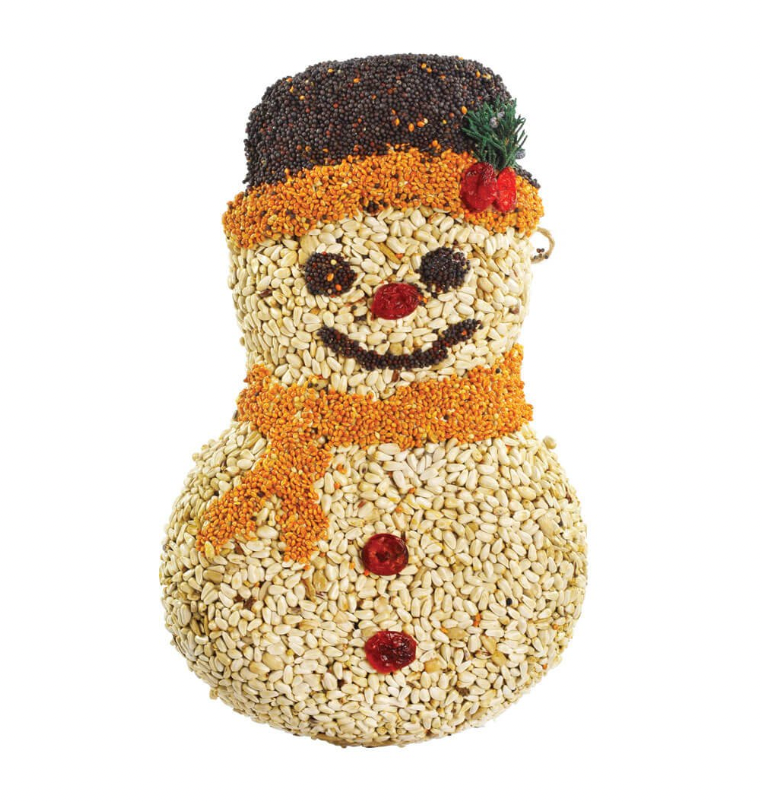 Frosty Snowman Bird Feed