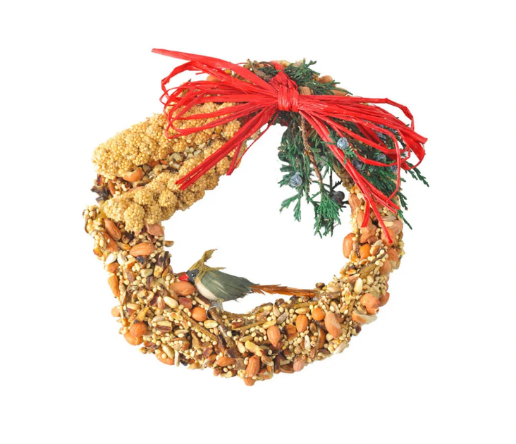 Rustic Wreath Bird Food Small