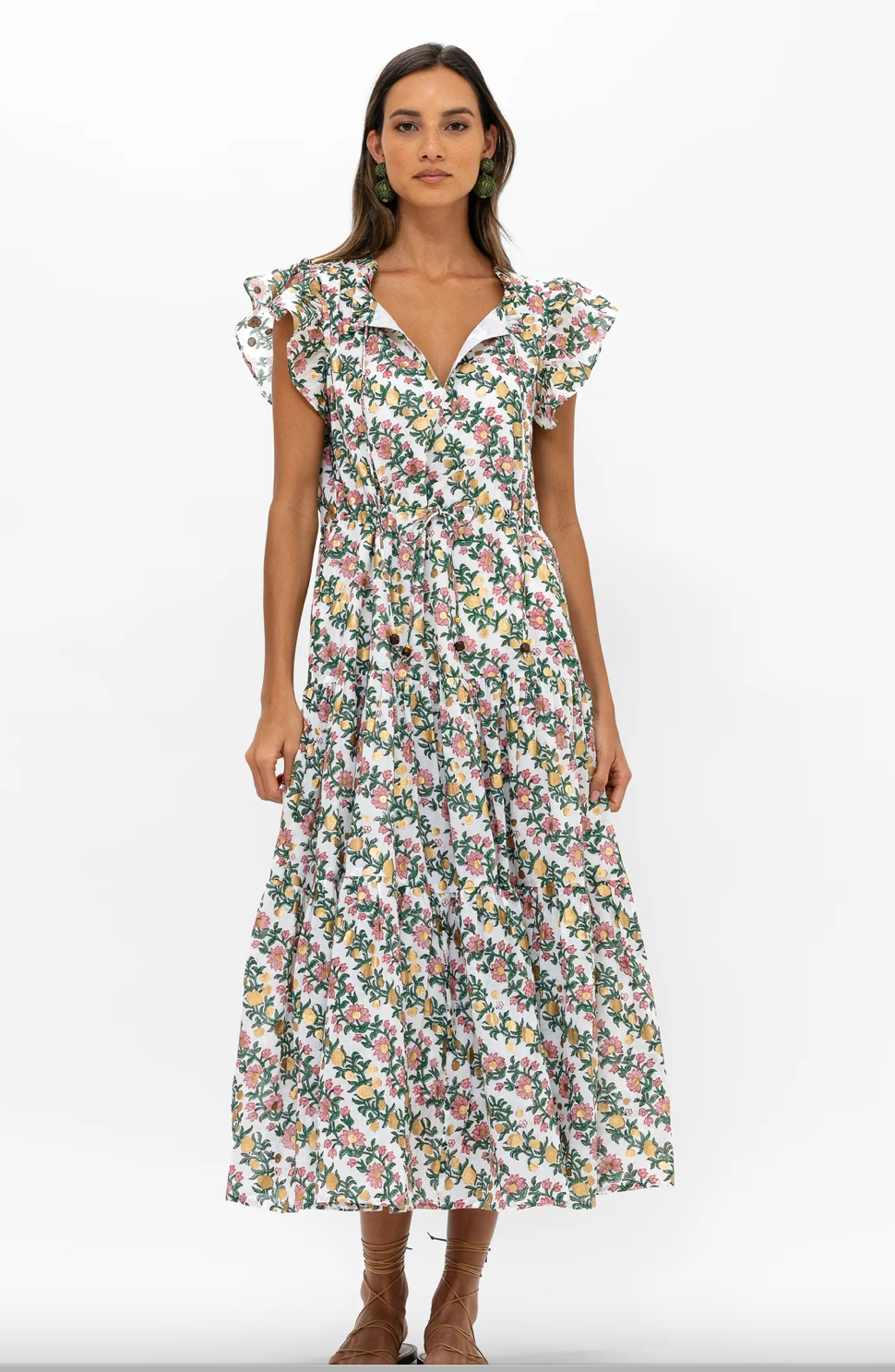 Cinched Flirty Lupina Coral