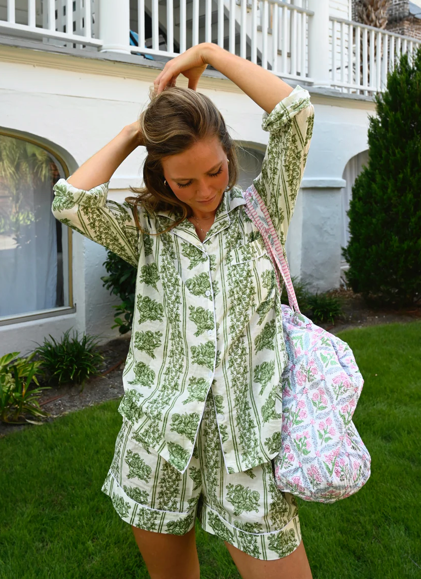 Garden Green Set Pajama Set