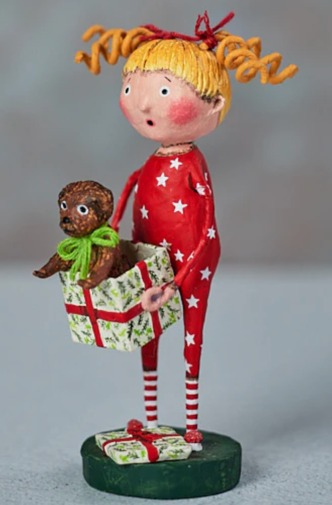 Christmas Pup Figurine