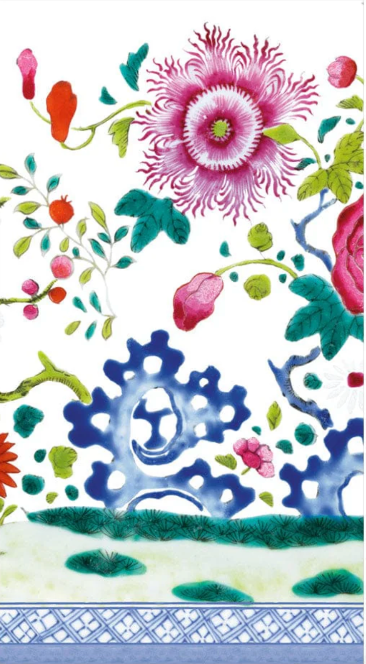 Floral Porcelain Napkins