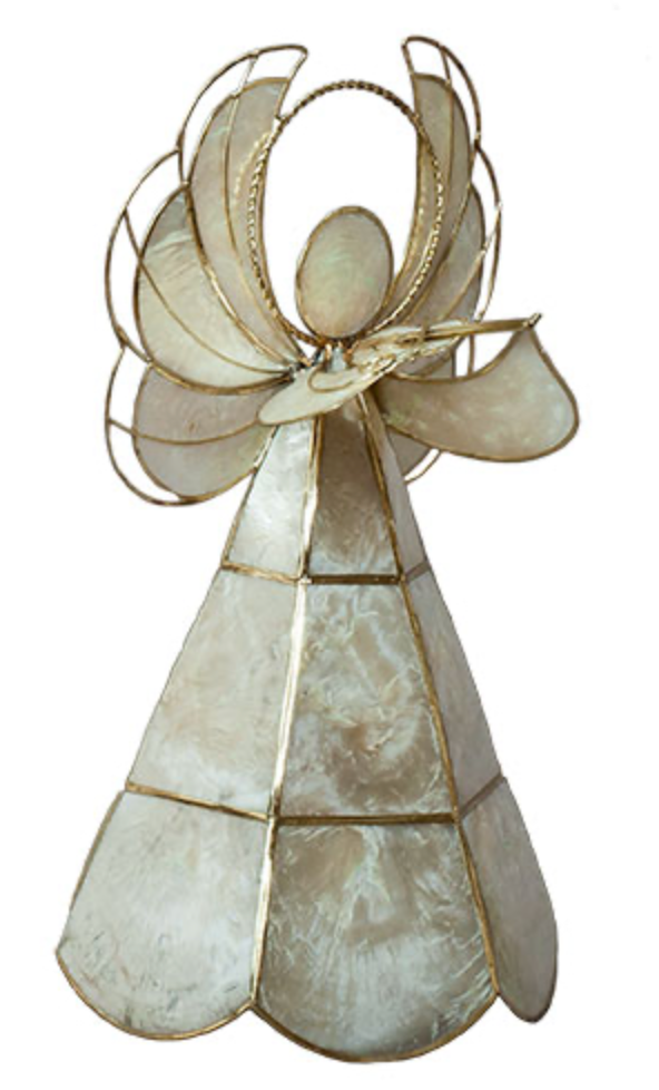 11" Tabletop Capiz Angel