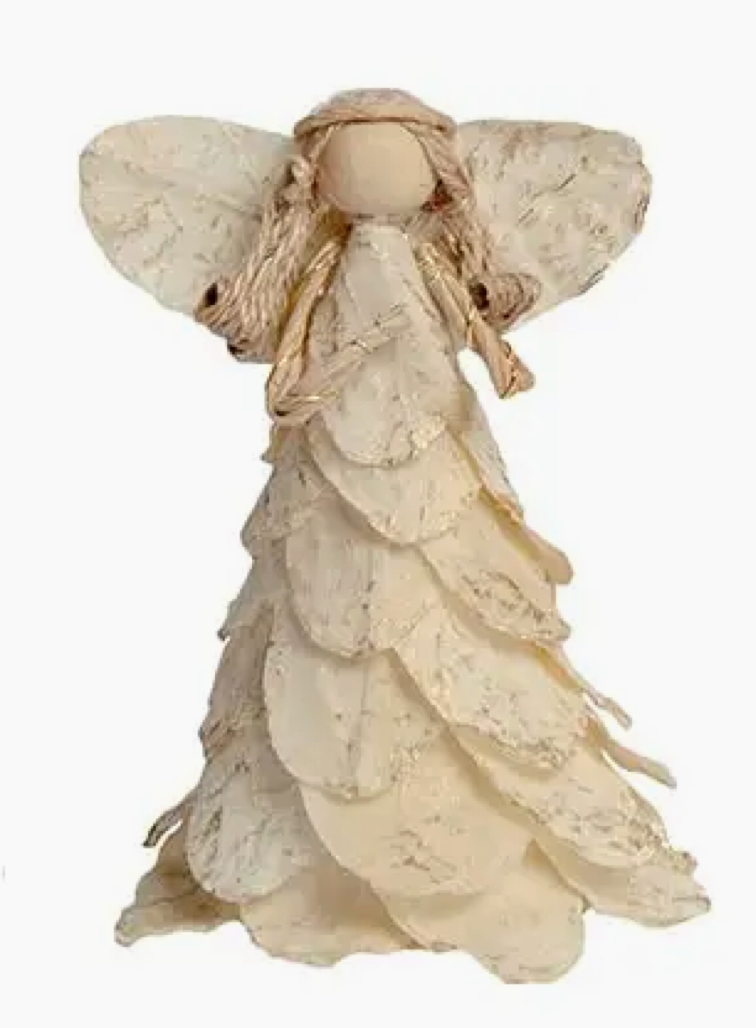 5" Butterfly Leaf Angel Ornament